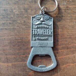 Curious Traveler Shandy Metal Bottle Opener Keychain House of Shandy Beer Co.
